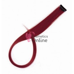 Extensie de par suvita simpla dreapta Vigurous de 50 cm cu clips SUV004 - Burgundy (Visiniu)